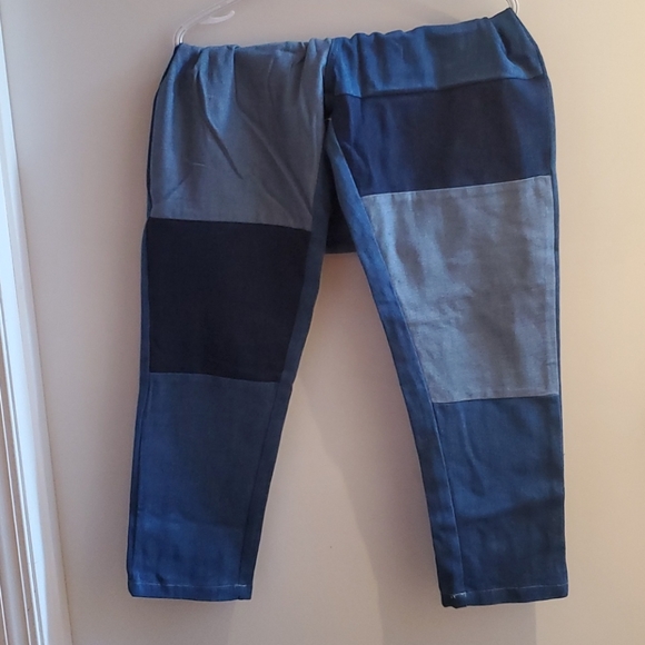 NWOT Colourblock/Patchwork Mom Jeans - Picture 1 of 3